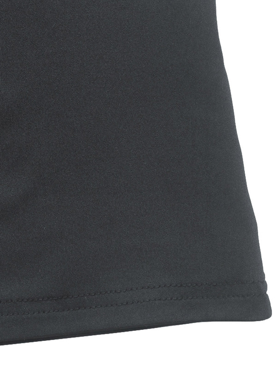 A-Line High Waisted Pleated Solid Color Split-Side V-Neck Maxi Dresses
