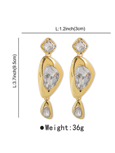 Geometric Drop Earrings