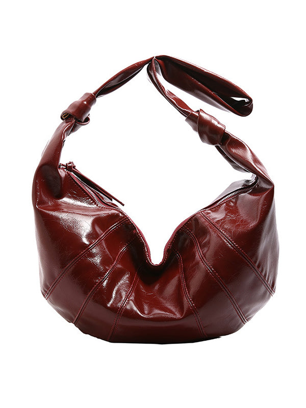 Geometric Split-Joint Zipper Bags Crossbody Bags