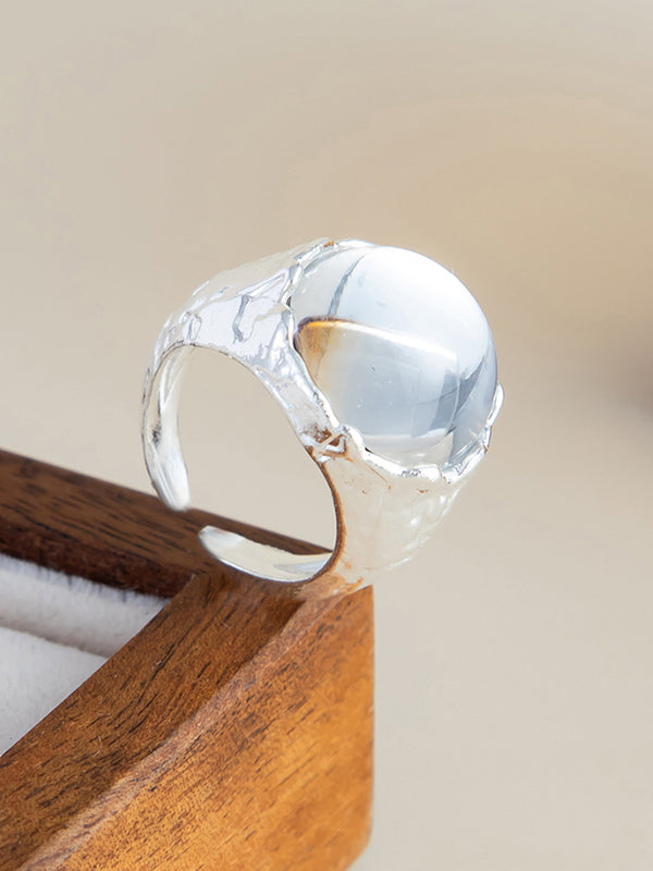 Geometric Rhine Stones Rings Accessories