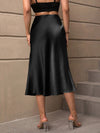 A-Line Loose Solid Color Skirts Bottoms