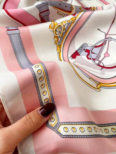 Original Contrast Color Printed Shawl&Scarf