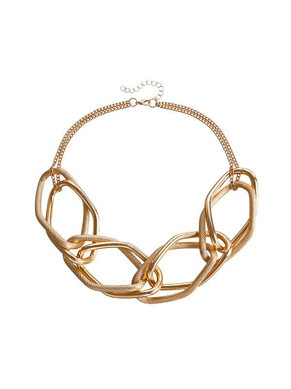 Chains Geometric Solid Color Necklaces Accessories