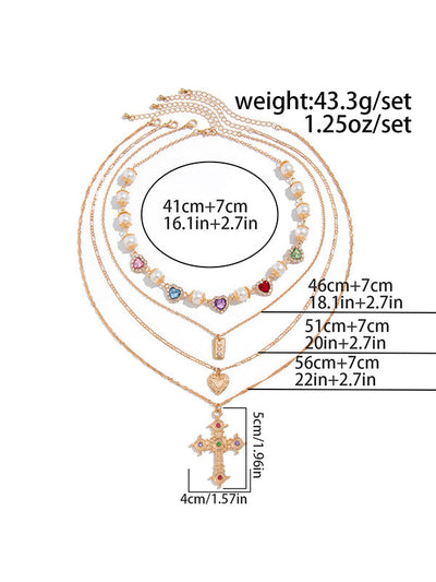 Layered Tasseled Necklaces Accessories