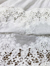 Vintage Loose Embroidered High Waisted Wide Leg Flared Pants