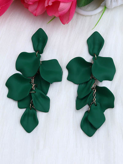 Chains Flower Shape Earrings Accessories