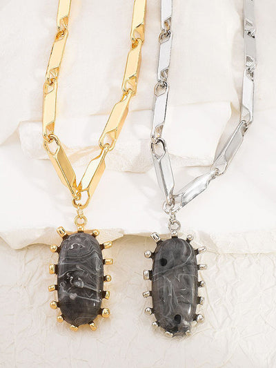 Normcore Chains Geometric Necklaces Accessories