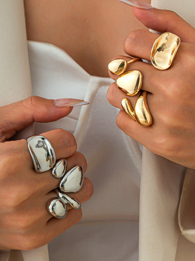 Geometric Ringent Rings Accessories