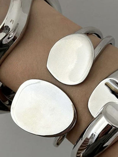 Geometric Hollow Solid Color Bracelet Accessories