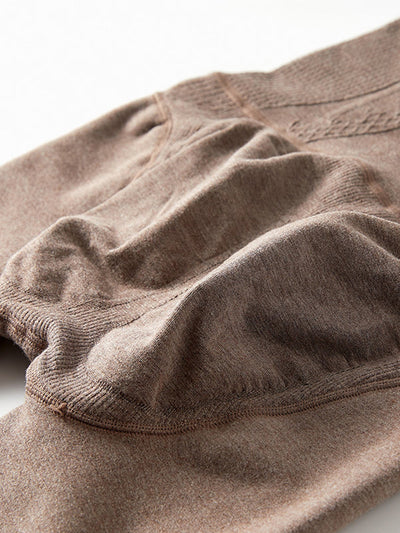 Casual Skinny Leg Velvet Keep Warm Solid Color Thermal Pants Bottoms