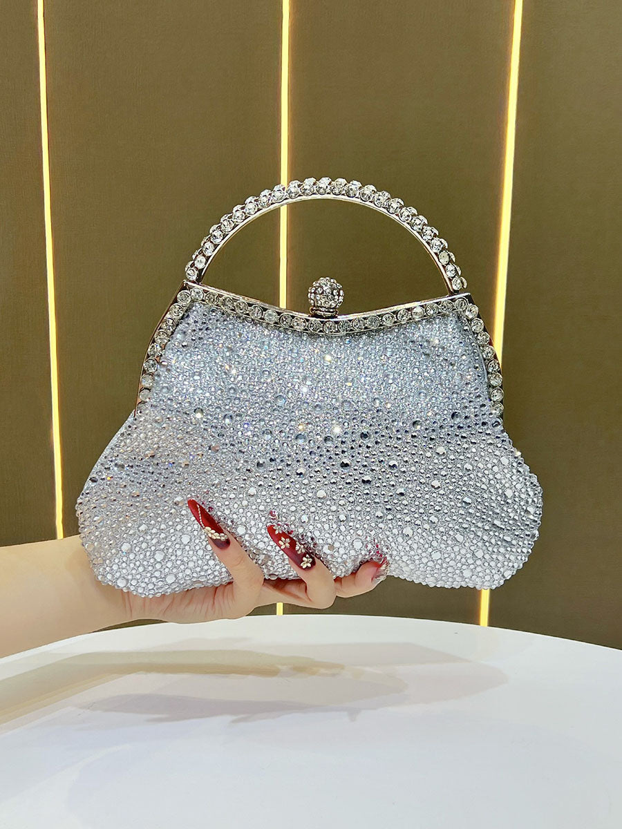 Chains Rhine Stones Evening Bags & Clutches Handbags