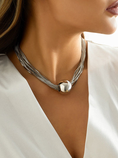 Original Stylish Statement Geometric Necklace