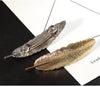 Women's Casual Simple Style Streetwear Leaf Metal Plating Hair Clip