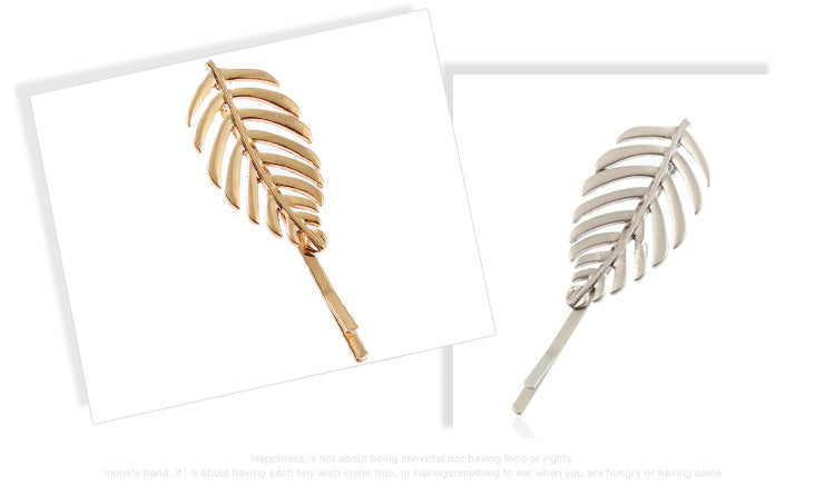 Women's Simple Style Geometric Metal Plating Hair Clip