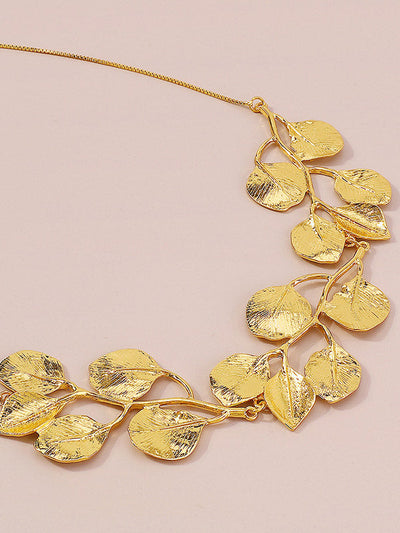 Leaves Shape Solid Color Necklaces Accessories