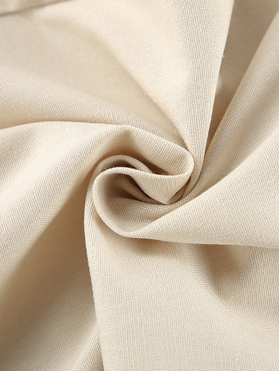 Solid Color Sleeveless Asymmetric Split-Joint  V-Neck Vest Tops +  Straight Leg Pants Suits Two Pieces Set