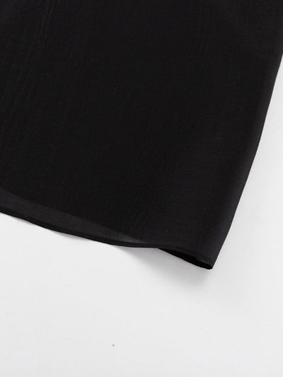 Bodycon High Waisted See-Through Solid Color Split-Joint Skirts Bottoms