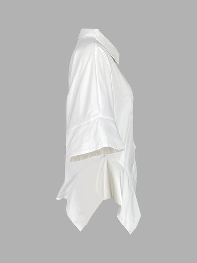 Half Sleeves Loose Buttoned Solid Color Lapel Blouses&Shirts Tops