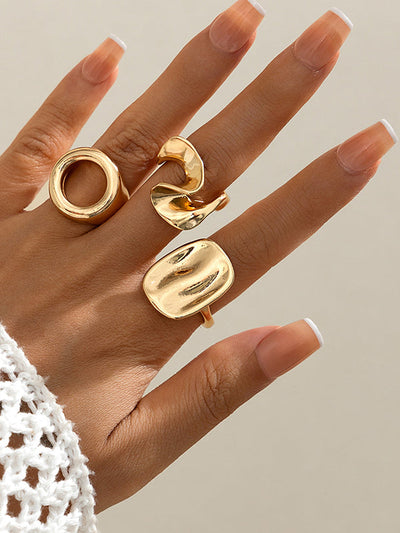 Geometric Ringent Rings Accessories