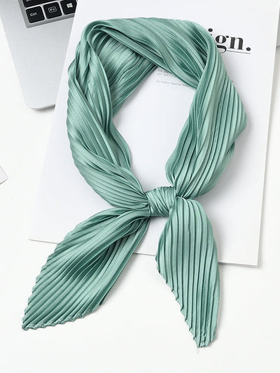 Pleated Solid Color Shawl&Scarf