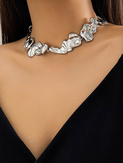 Geometric Solid Color Dainty Necklace Necklaces Accessories