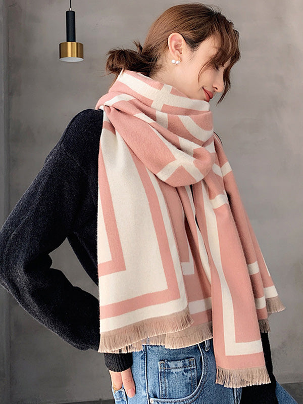 Imitation Cashmere Double-Sided Shawl