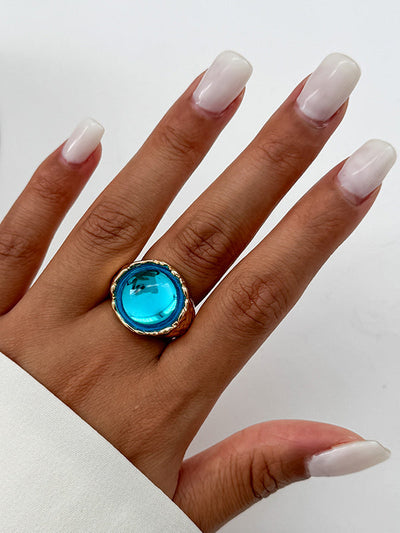 Geometric Rhine Stones Rings Accessories