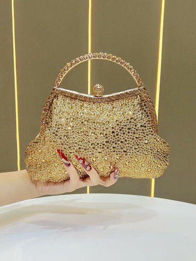 Chains Rhine Stones Evening Bags & Clutches Handbags
