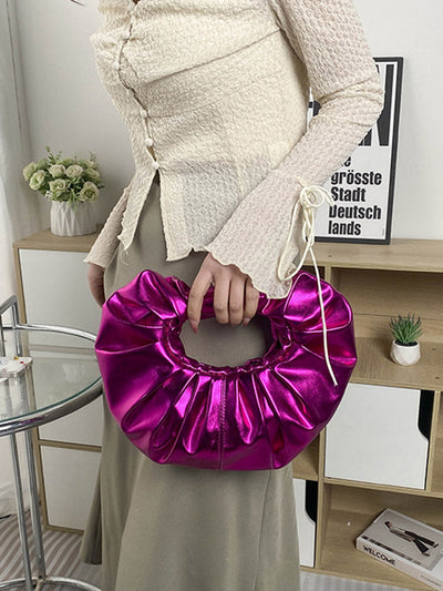 Geometric Pleated Evening Bags & Clutches
