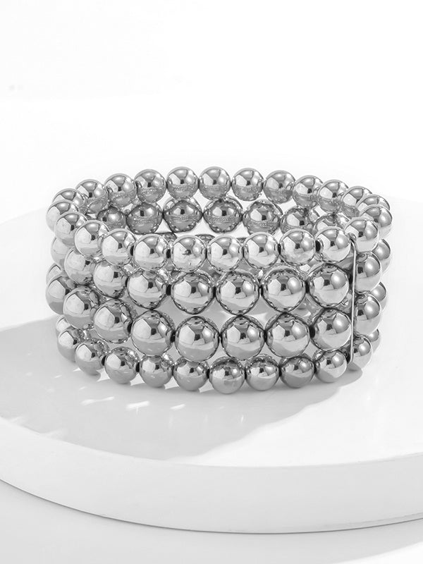 Beaded Solid Color Bracelet Accessories