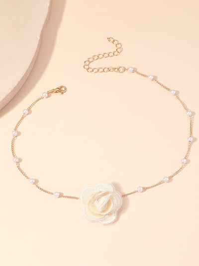 Three-Dimensional Flower Necklaces Accessories