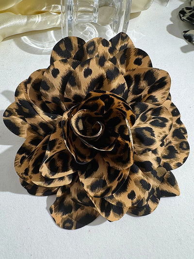 Flower Shape Leopard Brooch Accessories