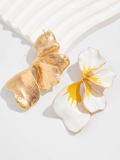 Flower Shape Drop Earrings