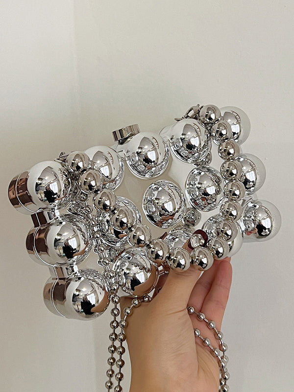 Beaded Geometric Shiny Bags Accessories Crossbody Bags Handbags