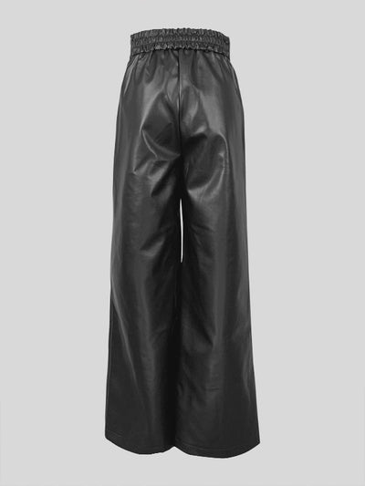 High Waisted Loose Pleated Pockets Split-Joint Pants Trousers