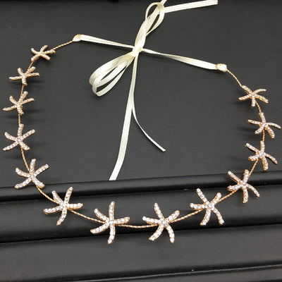 Alloy Diamond Star Bridal Jewelry Sets