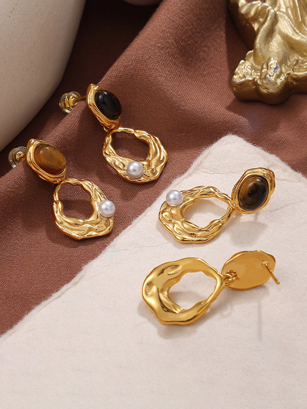 Geometric Drop Earrings