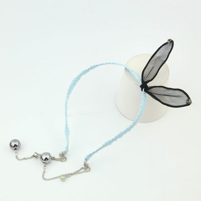 simple lace rabbit ears cute bow hairband
