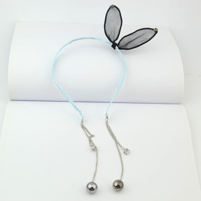 simple lace rabbit ears cute bow hairband