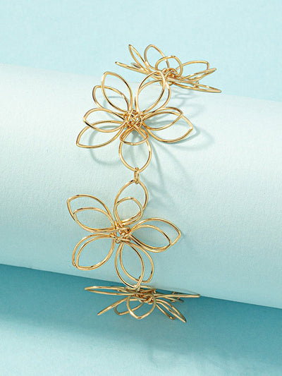 Flower Shape Hollow Bracelet Accessories