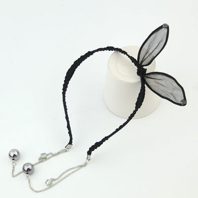 simple lace rabbit ears cute bow hairband