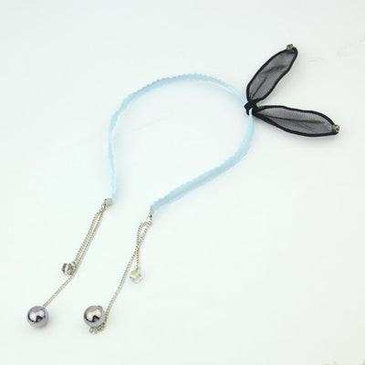 simple lace rabbit ears cute bow hairband