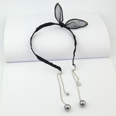 simple lace rabbit ears cute bow hairband