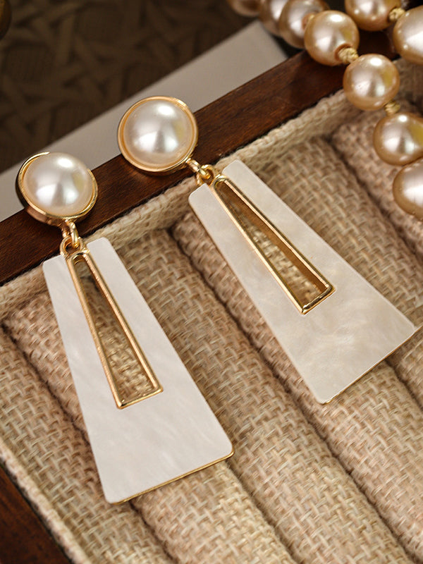 Geometric Drop Earrings