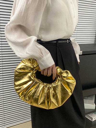 Geometric Pleated Evening Bags & Clutches