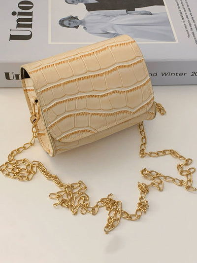 Chains Shiny Split-Joint Bags Crossbody Bags