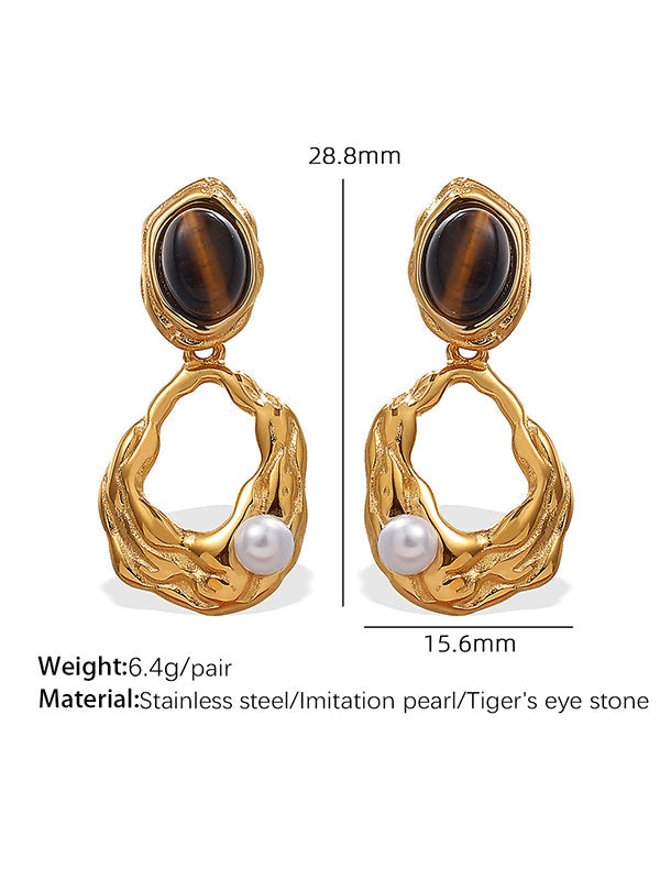 Geometric Drop Earrings