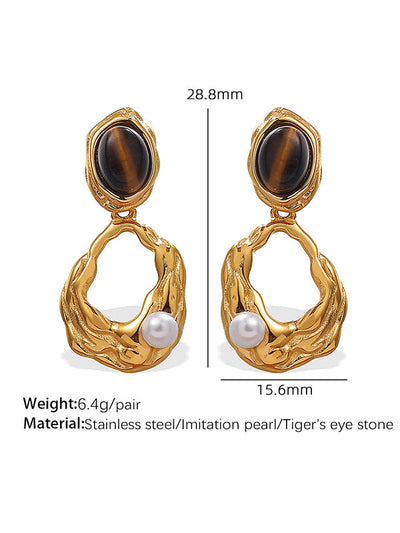 Geometric Drop Earrings