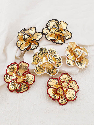 Flower Shape Drop Earrings