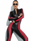 Zipper Flexible Close-Fitting Sports Jumpsuit